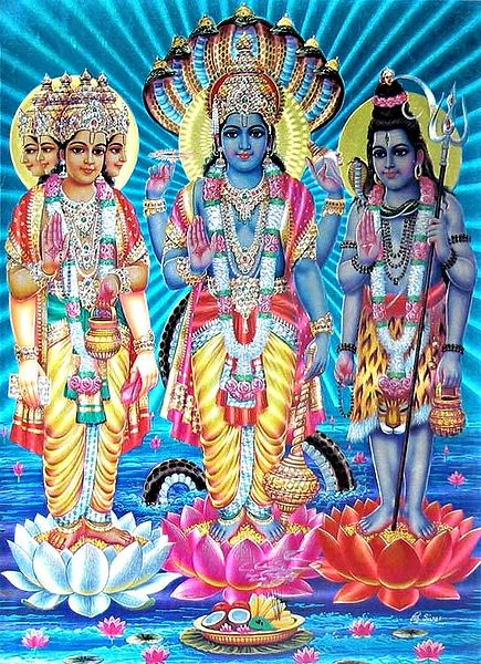 Trinity - Brahma, Vishnu, Maheshwar