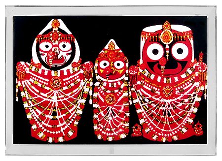Jagannath, Balaram, Subhadra - Acrylic Table Top