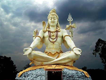 Shiva Statue in Bijapur, Karnataka
