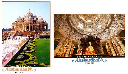 Akshardham Temple, New Delhi - 2 Small Posters