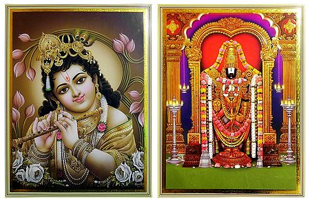 Krishna and Balaji - Set of 2 Posters