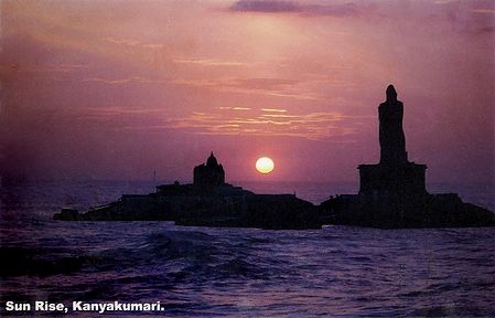 Sunrise at Vivekananda Rock Temple