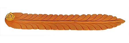 Dark Yellow Incense Stick Holder with a Rose