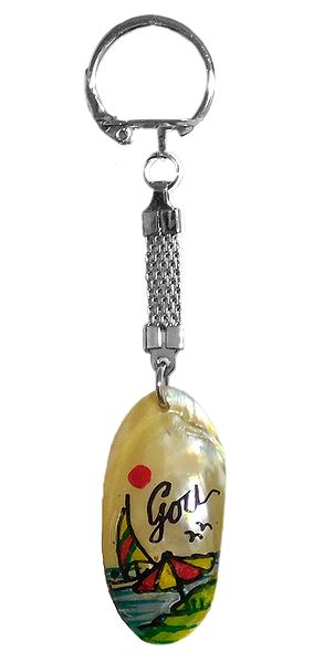 Designer Shell Key Chain