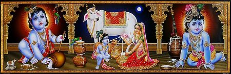 Yashoda and Krishna
