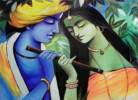Rendezvous of Radha and Krishna