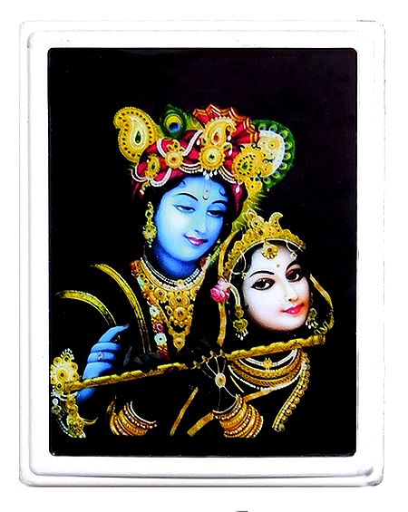 Radha Krishna Plug-on Night Lamp with Adaptor