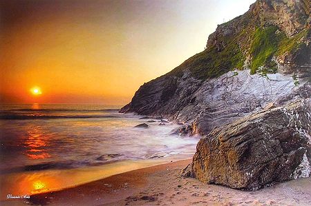 Beautiful Sunset on the Beach