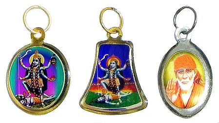 Kali and Shirdi Sai Baba Pendants