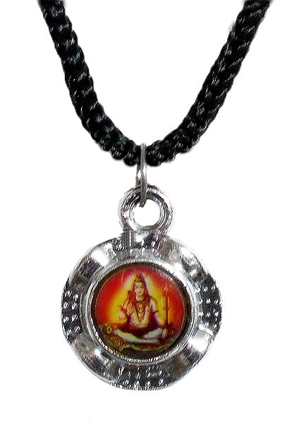 Double Sided Deity Pendant with Black Cord