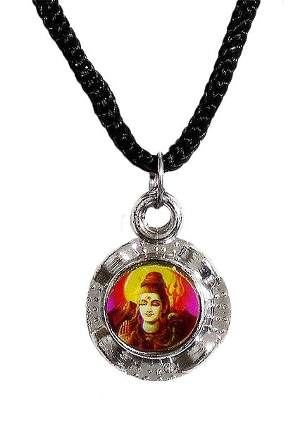 Double Sided Deity Pendant with Black Cord