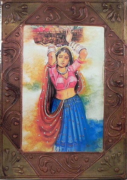 Vegetable Seller - Wall Hanging