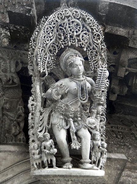 Apsara - Temple Sculpture from Belur, Karnataka, India