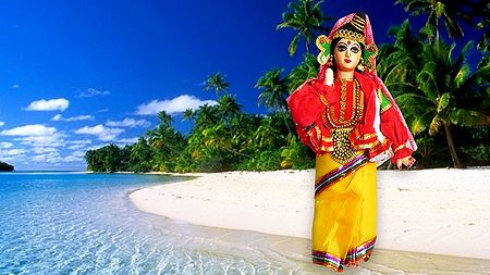 Kathakali Dancer - Unframed Photo Print on Paper 