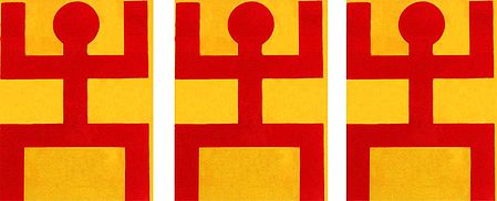 Set of 3 Hindu Symbol on Sticker