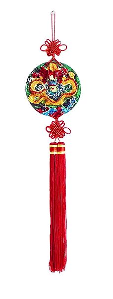 Dragon on Disc - Wall Hanging