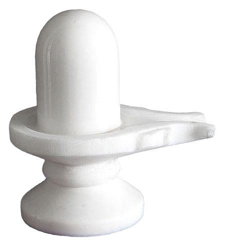 White Stone Shivalinga