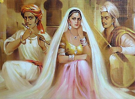 Courtesan and Two Musicians