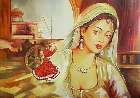 Rajasthani Beauty Dreaming of a Dancer