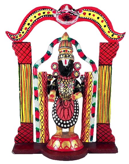Lord Venkateshwara - Kondapalli Doll