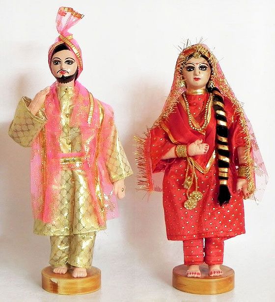 Punjabi Bridal Doll 