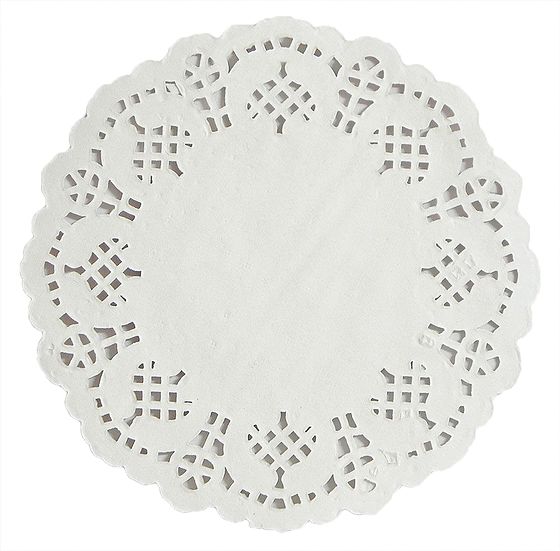 100 Pcs. Disposable Paper Doily Set