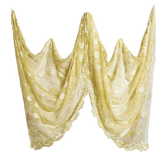 CRINKLE CHUNNI (LIGHT BLUE) main image 1