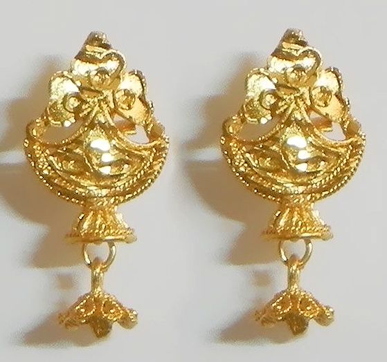 Gold Plated Post Earrings