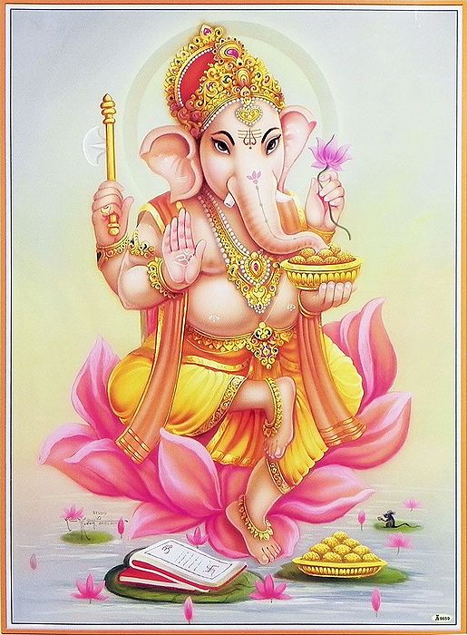 Ganesha Holding Modakam Poster