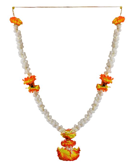 White Synthetic Flower Garland