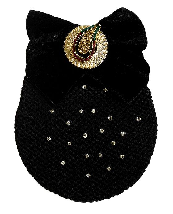 hair bun net with clip