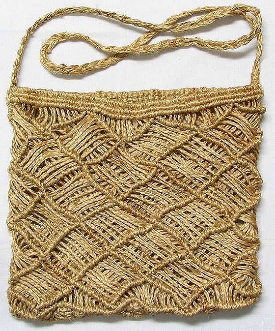 Jute Thread Shoulder Bag