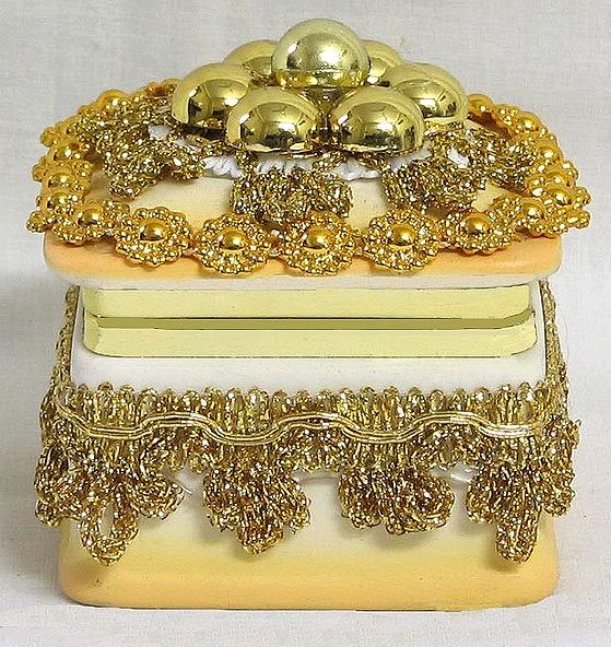 Decorative Stone Jewelry Box