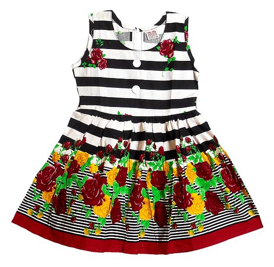 cotton sleeveless frock