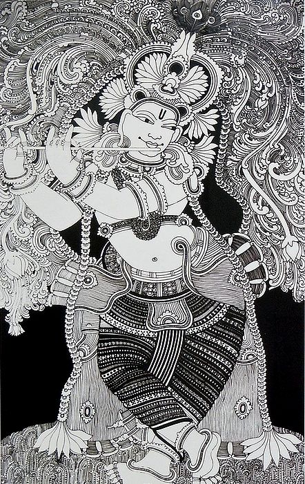 Krishna in Black and White