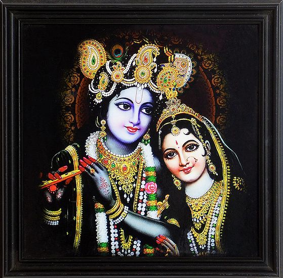 Shop Online Framed Picture of Radha Krishna