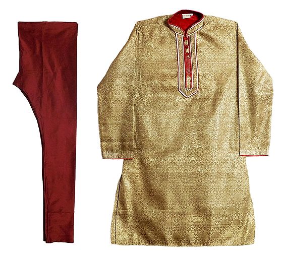 brocade churidar material