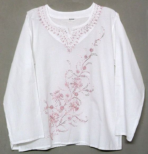 embroidered short kurtis