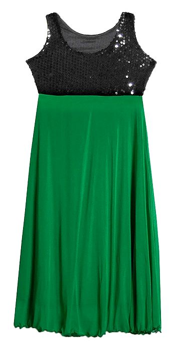 sequin work gown