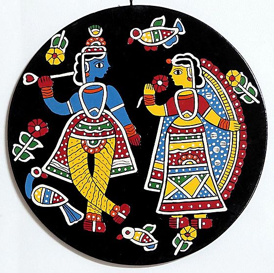 Radha Krishna Wall Hanging