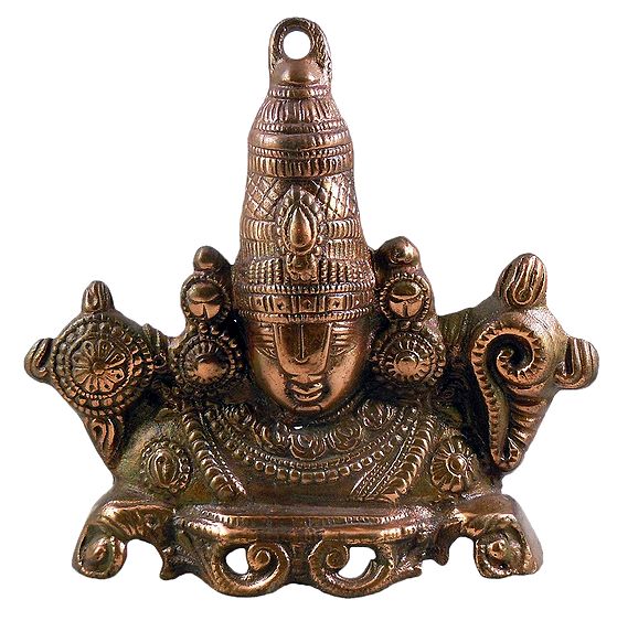 Balaji Face Metal Wall HangingCumStand 8 x 8 x 1 inches