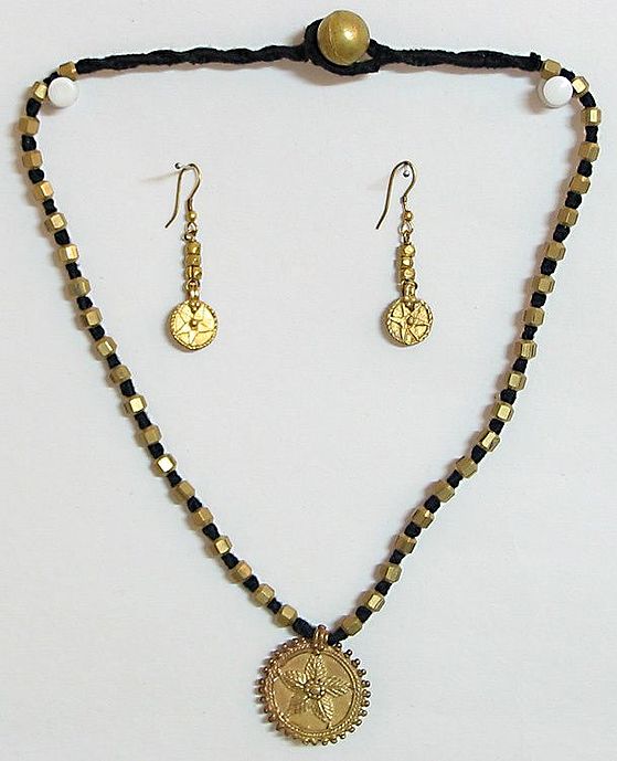 Brass Jewelry Set