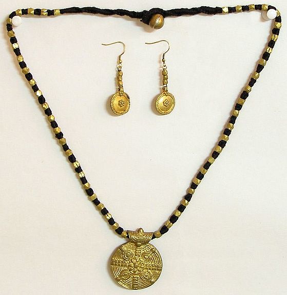 Brass Jewelry Set