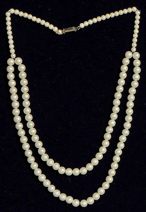Synthetic Pearl Bead Necklace