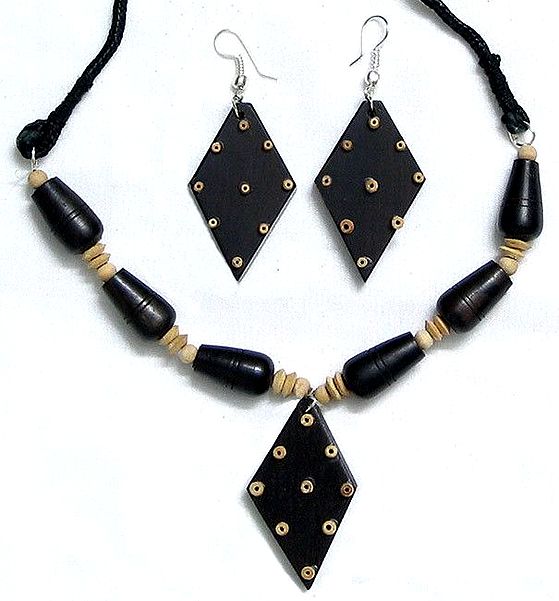 Wooden Jewelry Set