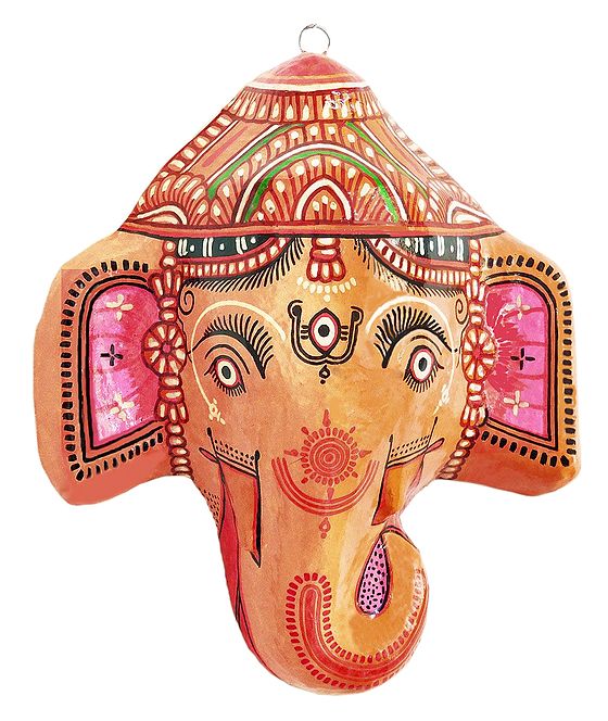 Shop Online Papier Mache Ganesha Mask