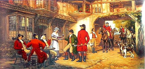 Medieval British Country inn - Poster