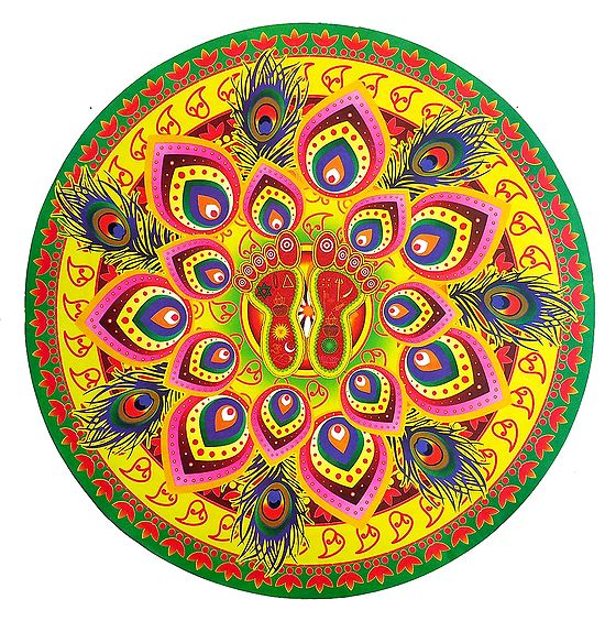 Paper Sticker Rangoli