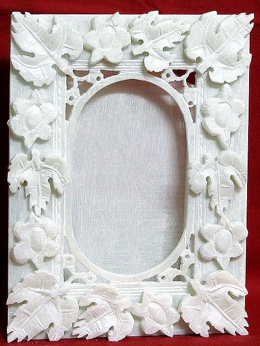Hand Carved Photo Frame