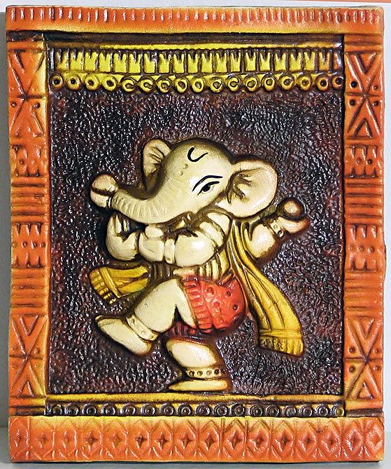 Dancing Ganesha Wall Hanging